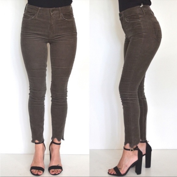 MOTHER The Looker Ankle Chew Corduroy Jeans - Picture 3 of 14